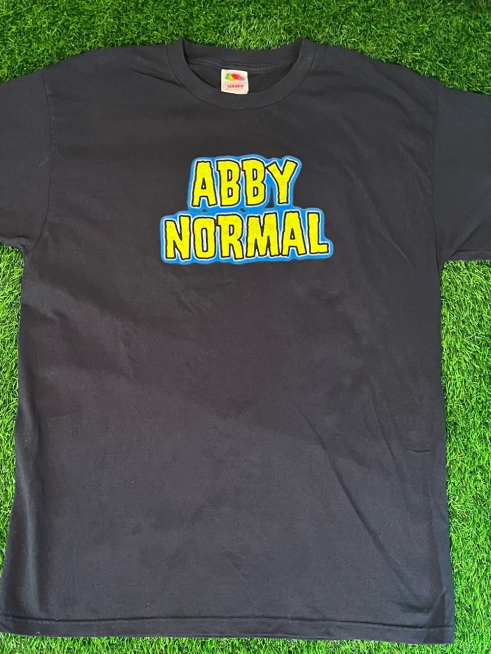 Abby Normal Shirt Large Mel Brooks Musical Young Frankenstein Blue VTG Rare 705